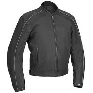 River Road Mens Anvil Perforated Leather Jacket