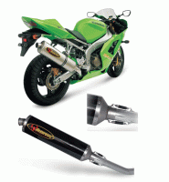 Akrapovic Slip-on/Bolt-on Mufflers- Kawasaki ZX6R/RR (2005-2006)